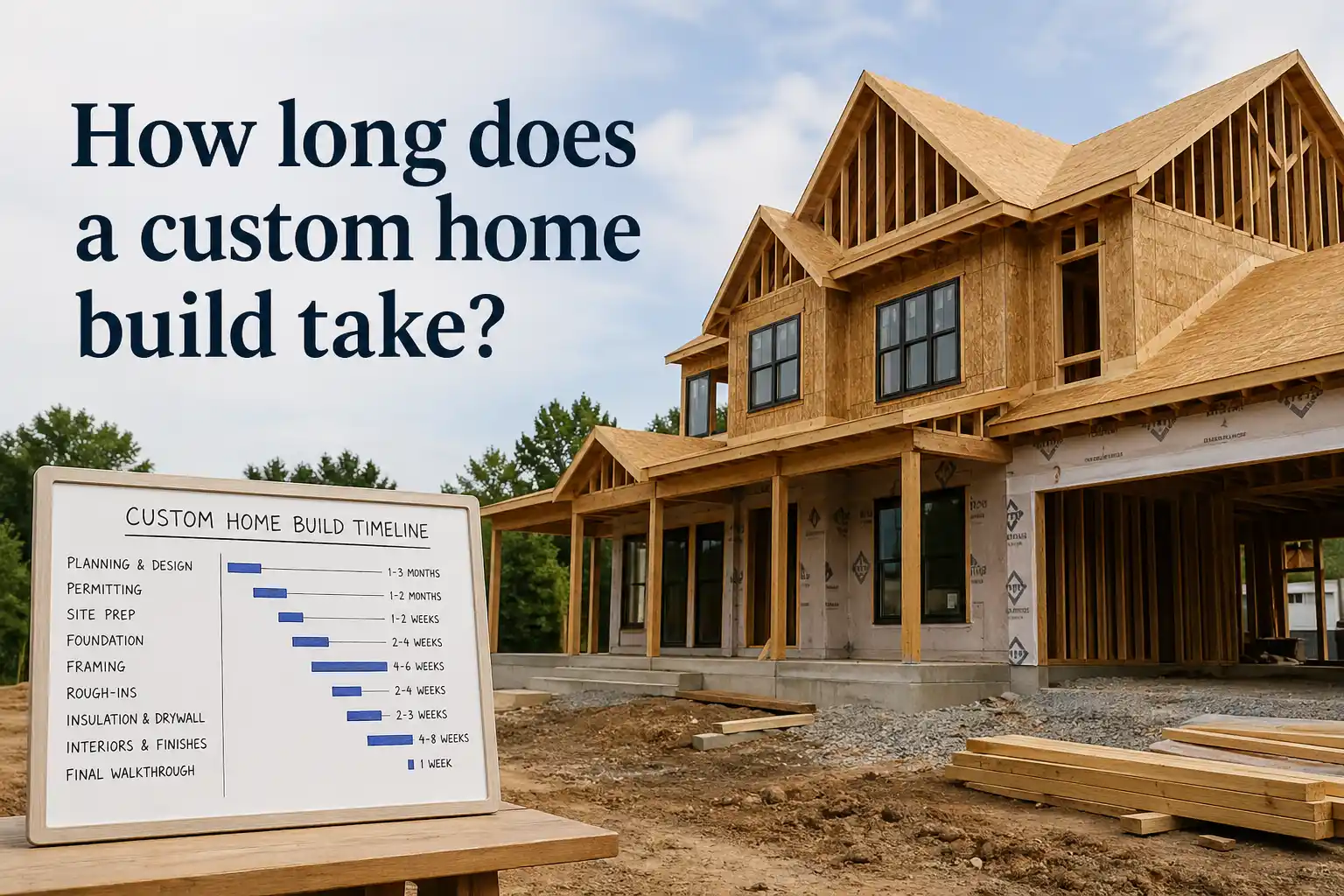 How long does a custom home build typically take