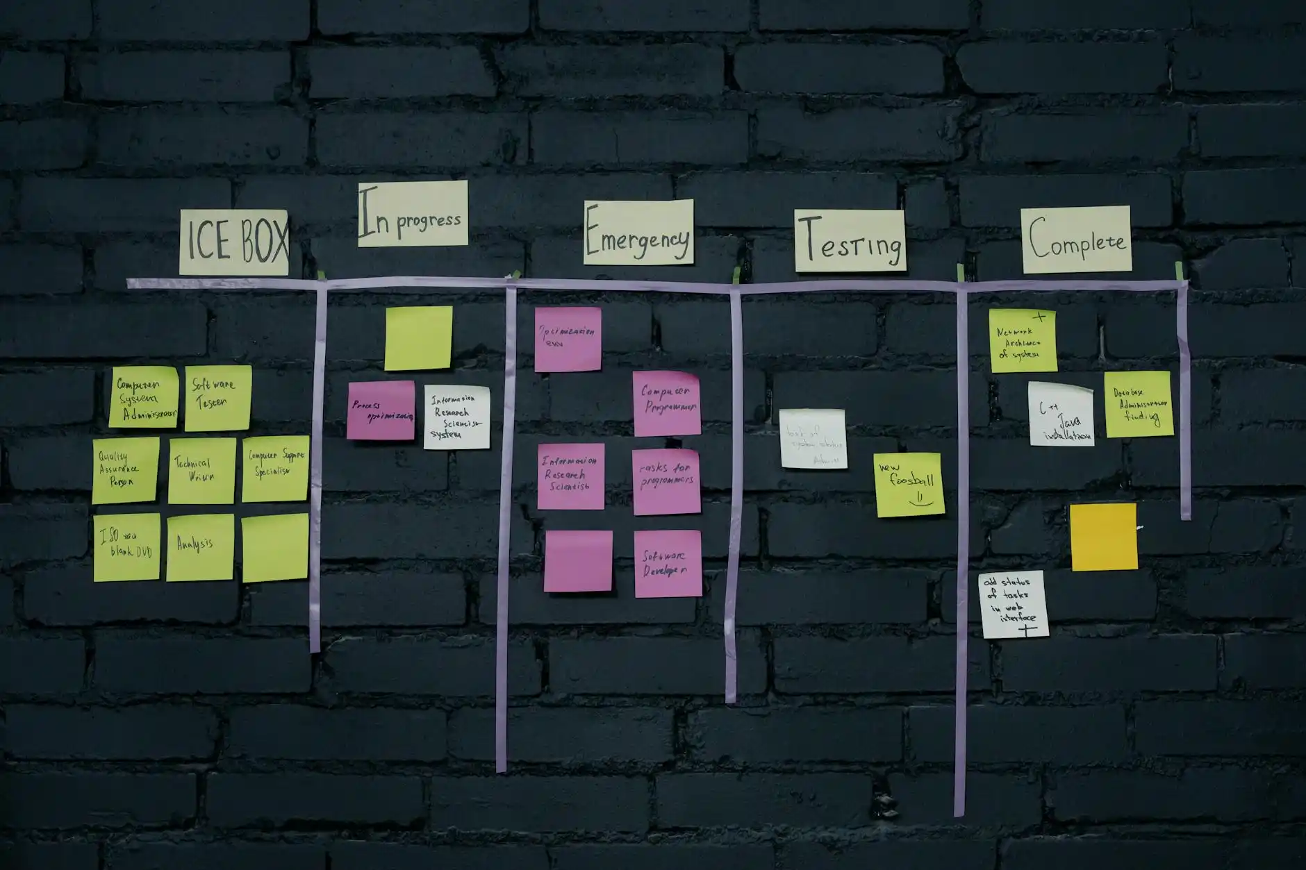detailed project timeline board showing custom home phases, permits, framing, finishes, and inspections in a modern builder office