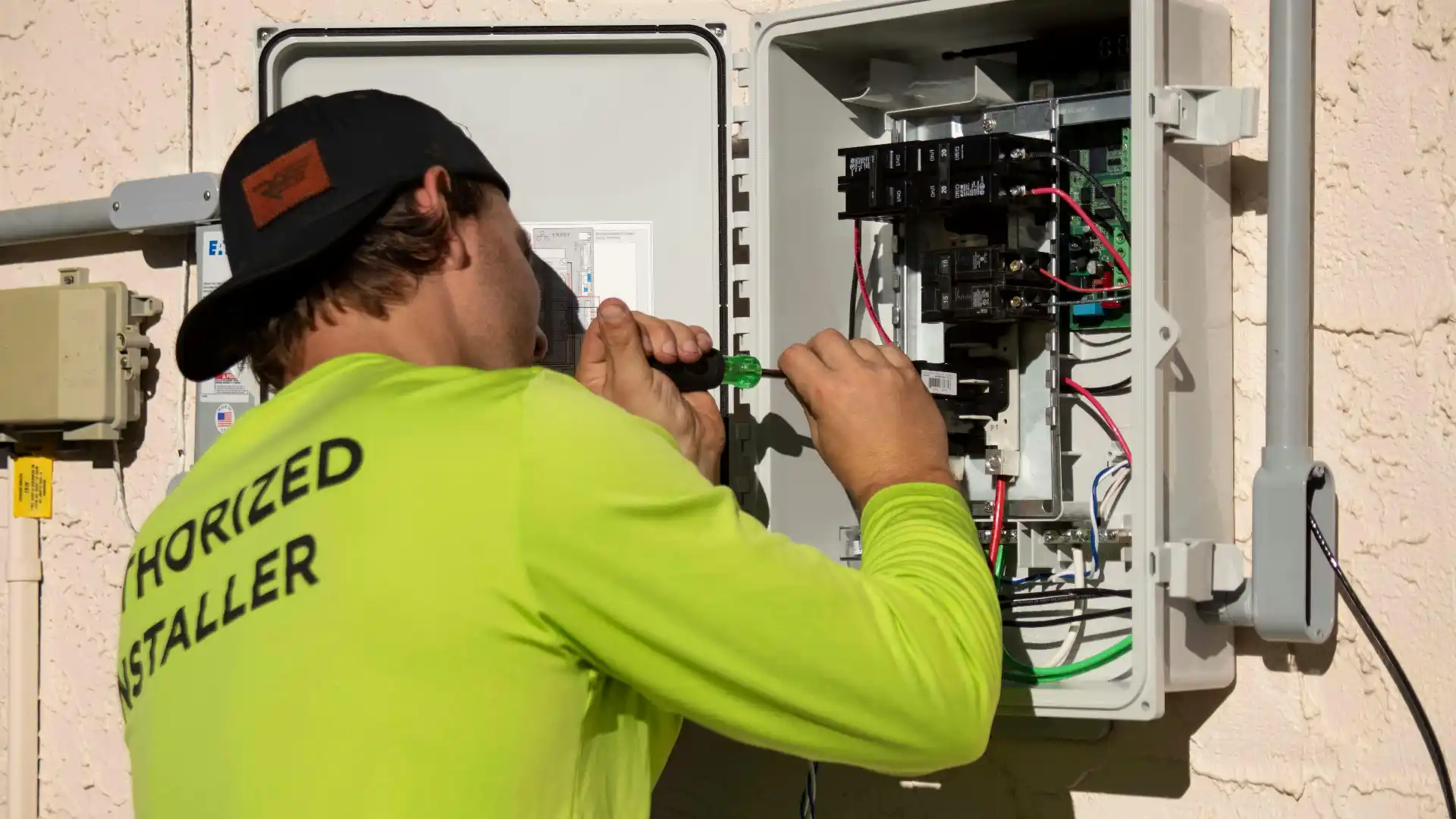 Editorial photograph illustrating "Electrical Service: Does the Existing Property Have Enough Capacity" in the context of ADU utility connections, natural daylight, realistic se...