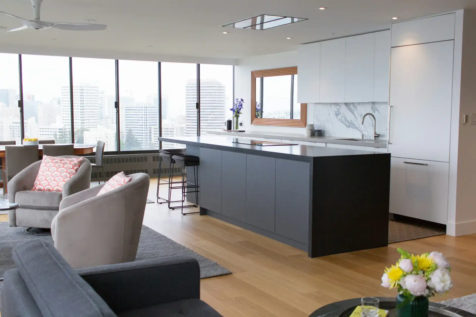 Editorial photograph illustrating "L-Shaped Kitchen: Best for Open Flow" in the context of kitchen layout guide, natural daylight, realistic setting, no text or logos in frame.