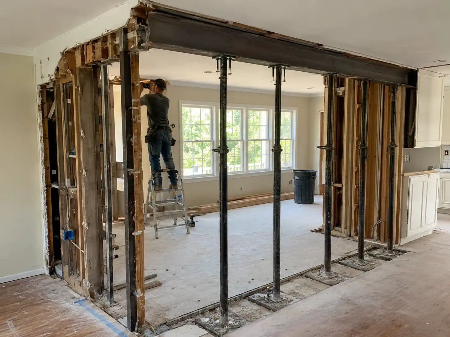 Removing a Load-Bearing Wall: Cost, Engineering, Permits and Process