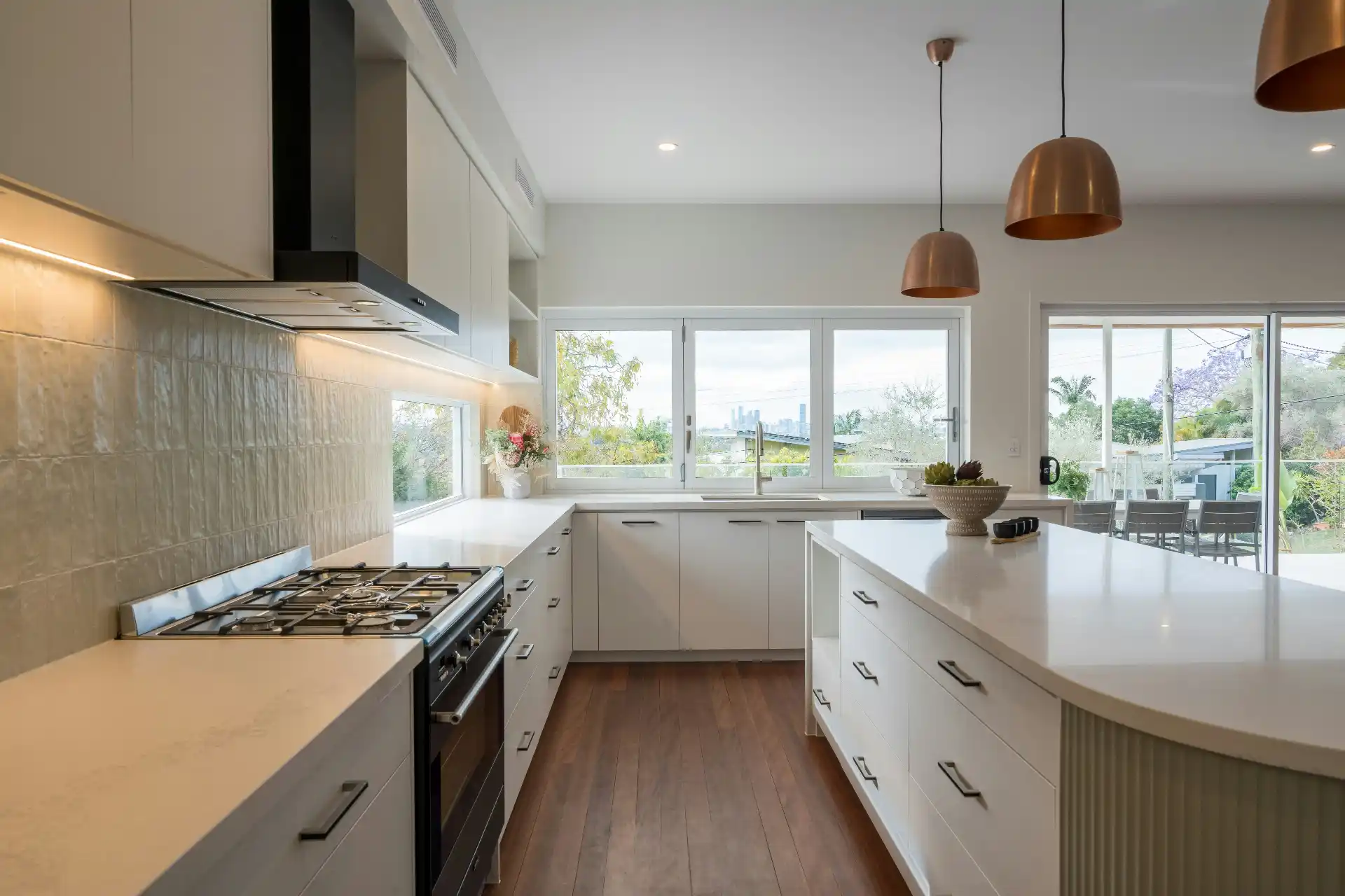 Editorial photograph illustrating "1960s Kitchens: Mid-Century Character" in the context of remodel older Seattle kitchen, natural daylight, realistic setting, no text or logos ...