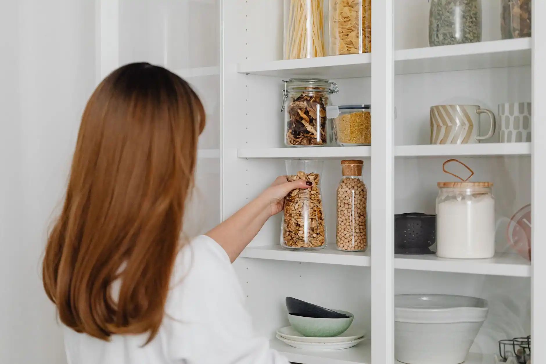 walk-in pantry vs cabinet