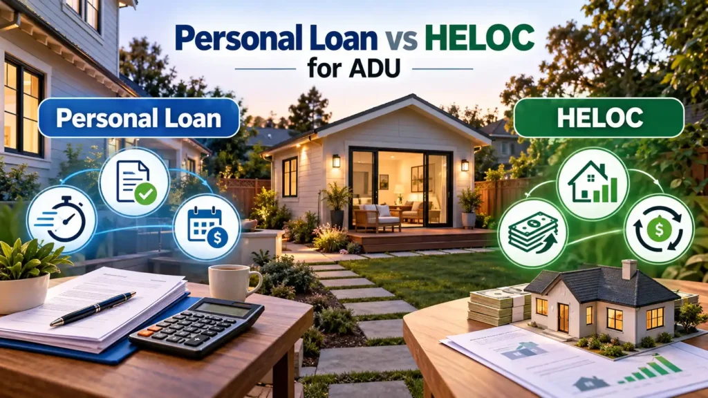 Personal Loan vs. HELOC for a Backyard Cottage: Which Costs Less Over Time?