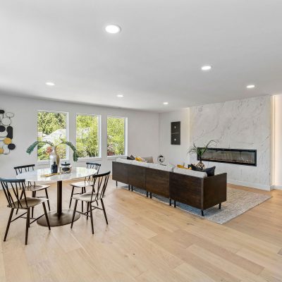 dining and sitting area